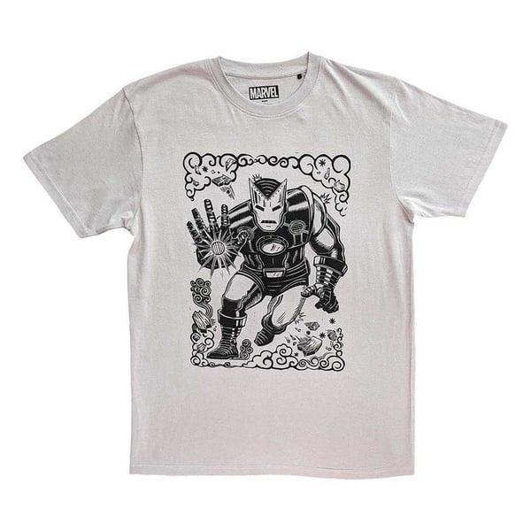Iron Man Unisex aikuisten luonnos T-paita