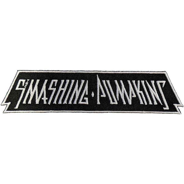 The Smashing Pumpkins Logo Woven Text Iron On Patch