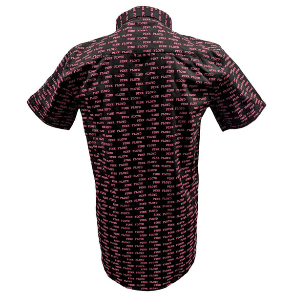 Pink Floyd Unisex Adult Courier Pattern All-Over Print Shirt