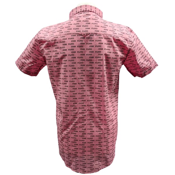 Pink Floyd Unisex Adult Courier Pattern All-Over Print Shirt