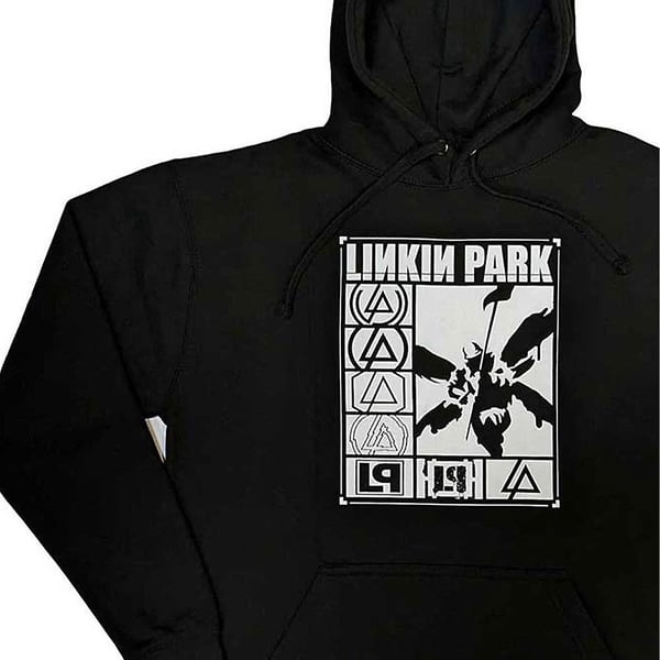Linkin Park Unisex Aikuisten Suorakulmainen Logo Huppari