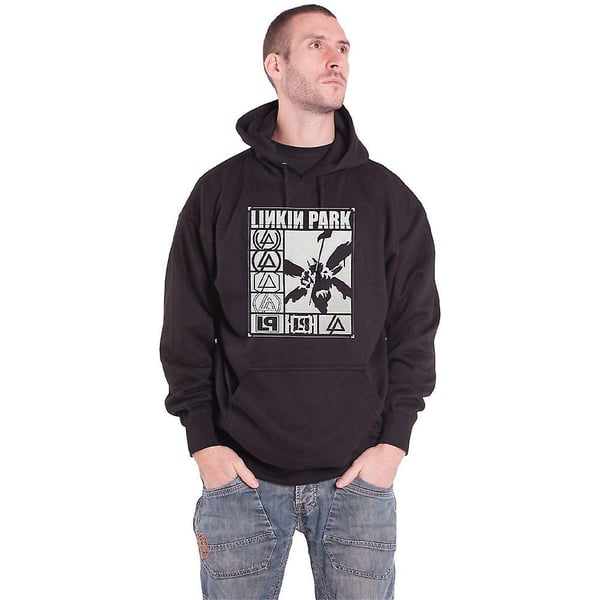 Linkin Park Unisex Aikuisten Suorakulmainen Logo Huppari