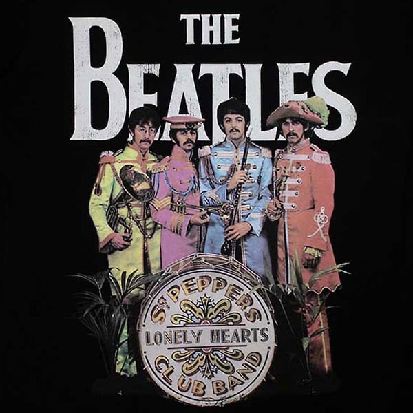 The Beatles Naisten Sgt Pepper T-paita