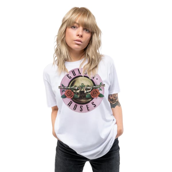 Guns N Roses Womens/Ladies Classic Logo T-Shirt