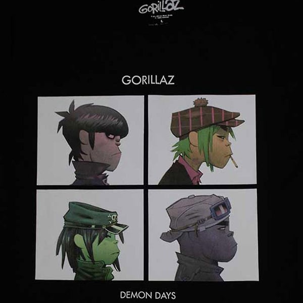 Gorillaz Womens/Ladies Demon Days T-Shirt