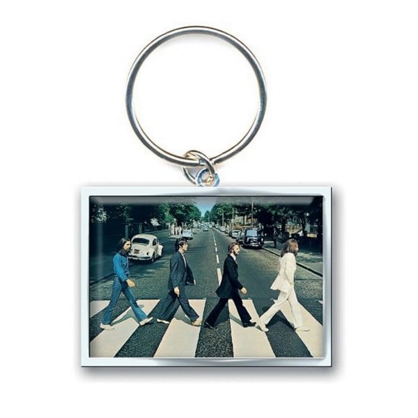 The Beatles Abbey Road Crossing Fototryck Nyckelring