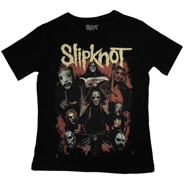 Slipknot Womens/Ladies Come Play Dying Back Print T-Shirt