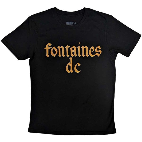 Fontaines DC Unisex Adult Gothic Logo T-Shirt