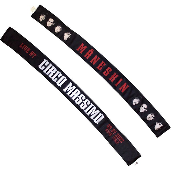 Maneskin Unisex Adult Live At Circo Massimo 2022 Hair Ties