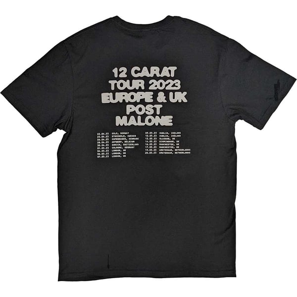 Post Malone Unisex Adult Fangs 2023 Tour Dates T-Shirt