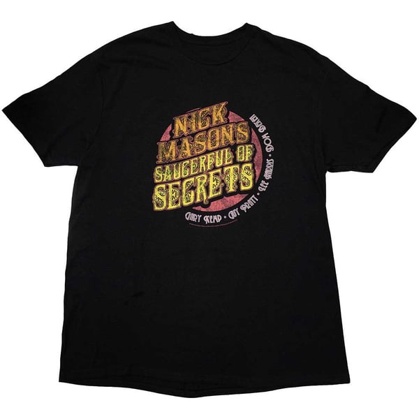Nick Mason´s Saucerful Of Secrets Unisex Adult Europe Tour 2023 Back Print T-Shirt
