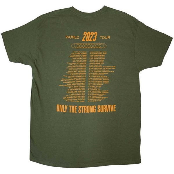 Bruce Springsteen Unisex Adult Tour ´23 Sepia Car T-Shirt