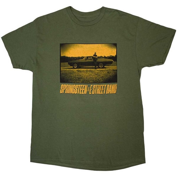 Bruce Springsteen Unisex Adult Tour ´23 Sepia Car T-Shirt