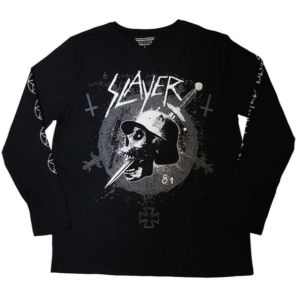 Slayer Unisex Aikuisten Tikari Kallo Pitkähihainen T-paita