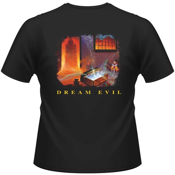 Dio Unisex aikuisten Dream Evil -selkäpainatuksella varustettu T-paita