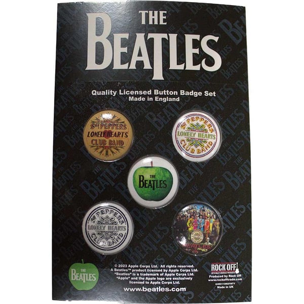 The Beatles Sgt Pepper Badge (Pack of 5)