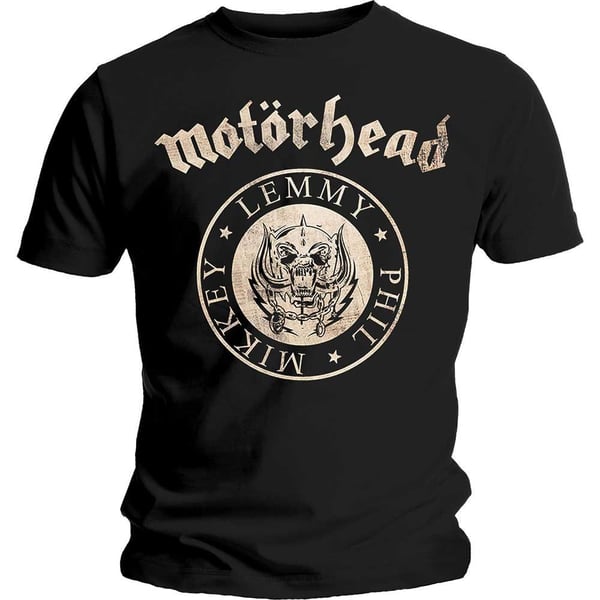 Motorhead Unisex Adult Undercover Newsprint Seal T-Shirt