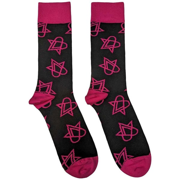 Him Unisex Adult Mini Heartagrams Socks