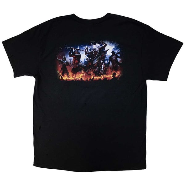 Iron Maiden Unisex Adult Dead By Daylight Monster Eddie T-Shirt