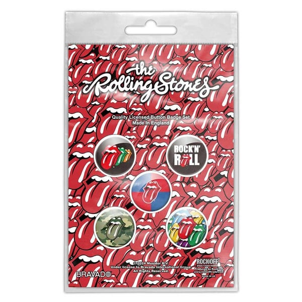 The Rolling Stones Rock ´N´ Roll Badge Set (Pack of 5)