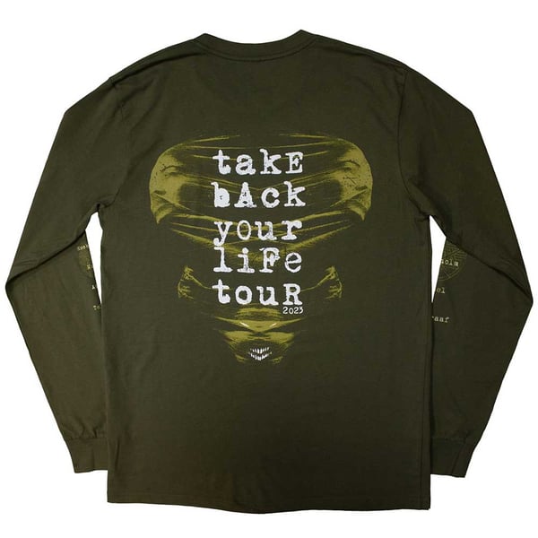 Disturbed Unisex Adult European Tour ´23 Long-Sleeved T-Shirt