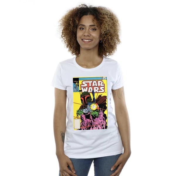 Star Wars Unisex Adult Boba Fett Comic Cover T-Shirt