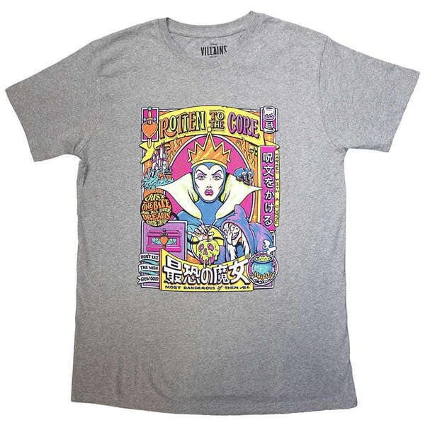 Snow White And The Seven Dwarfs Unisex Adult Rotten To The Core Evil Queen T-Shirt