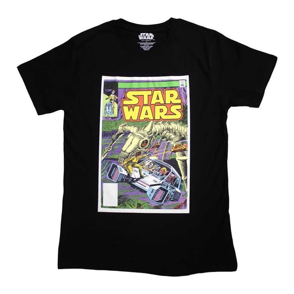 Star Wars Unisex Adult Flight Comic Cover T-Shirt