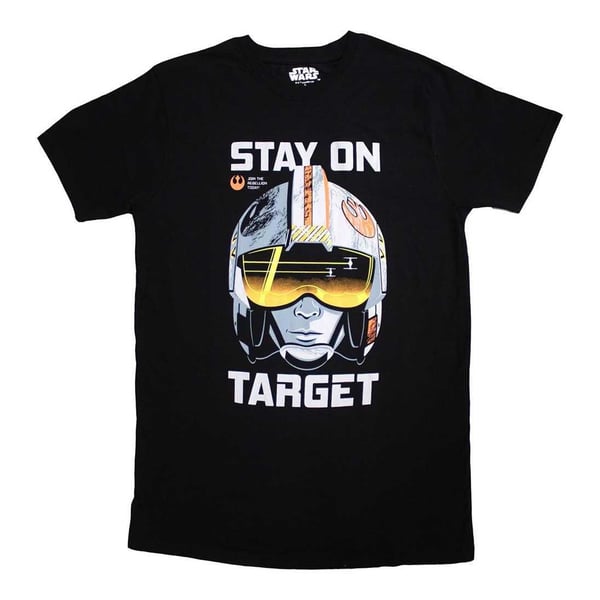 Star Wars Unisex Adult Stay On Target T-Shirt