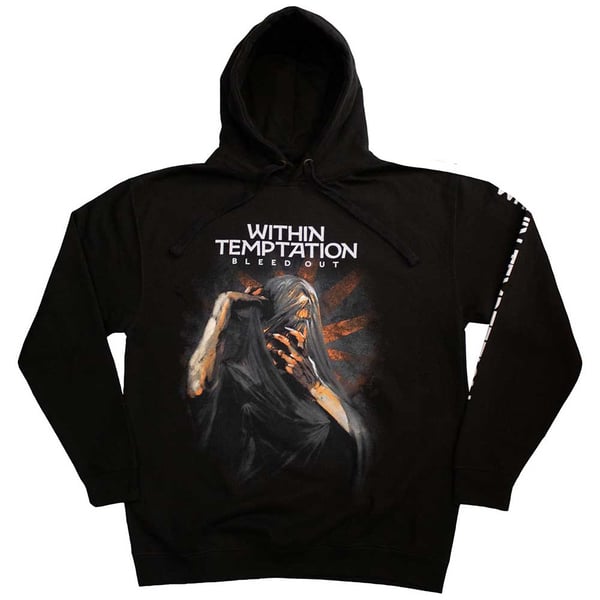 Within Temptation Unisex Aikuisten Bleed Out Huppari Within Temptation Unisex Aikuisten Bleed Out Huppari