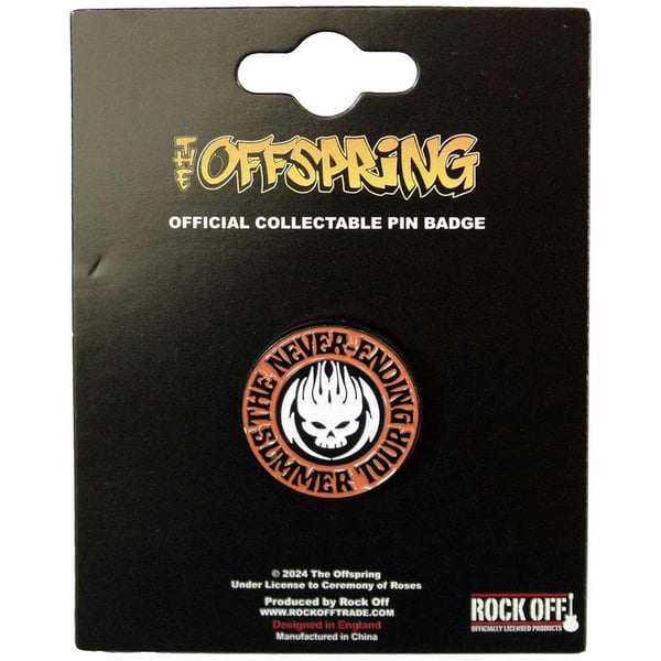 The Offspring The Never Ending Summer Tour Badge