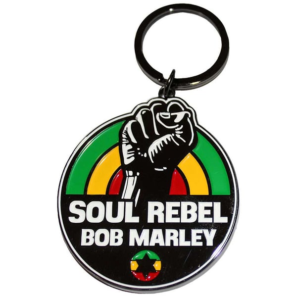 Bob Marley Soul Rebel Keyring