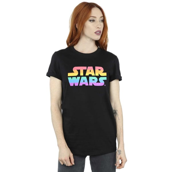 Star Wars Unisex Aikuisten Sateenkaarilogo T-paita