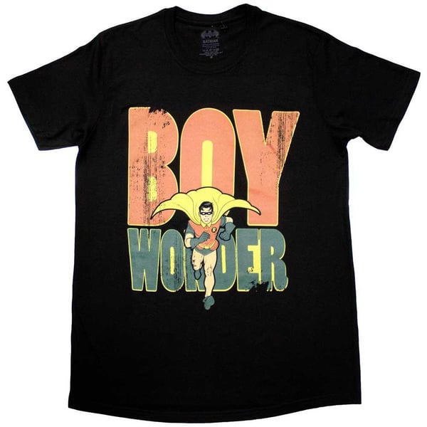 DC Comics Unisex Adult Batman Robin Boy Wonder T-Shirt