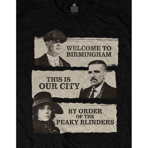 Peaky Blinders Unisex Adult This Is Our City T-Shirt