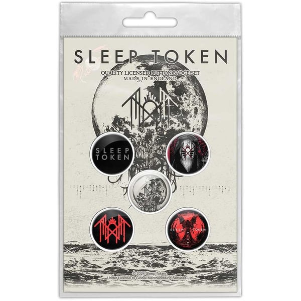 Sleep Token Take Me Back To Eden Badge (Pack of 5)
