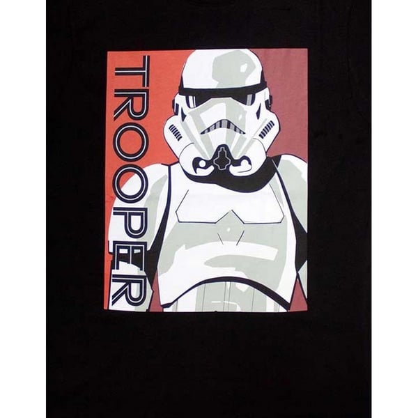 Star Wars Unisex Adult Trooper Card T-Shirt