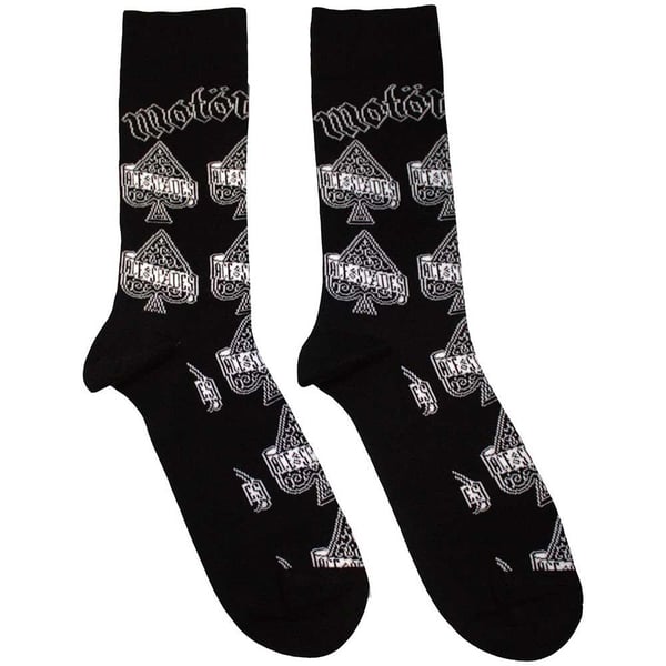 Motorhead Unisex Adult Ace Of Spades Repeat Print Socks