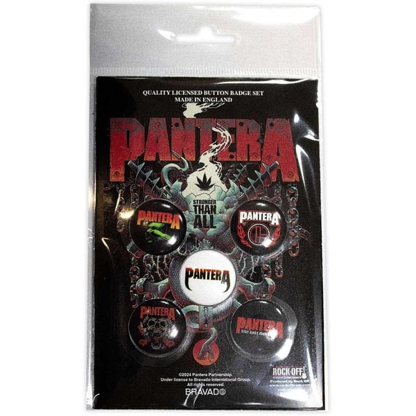 Pantera Stay Away From Me Badge (Pack of 5)