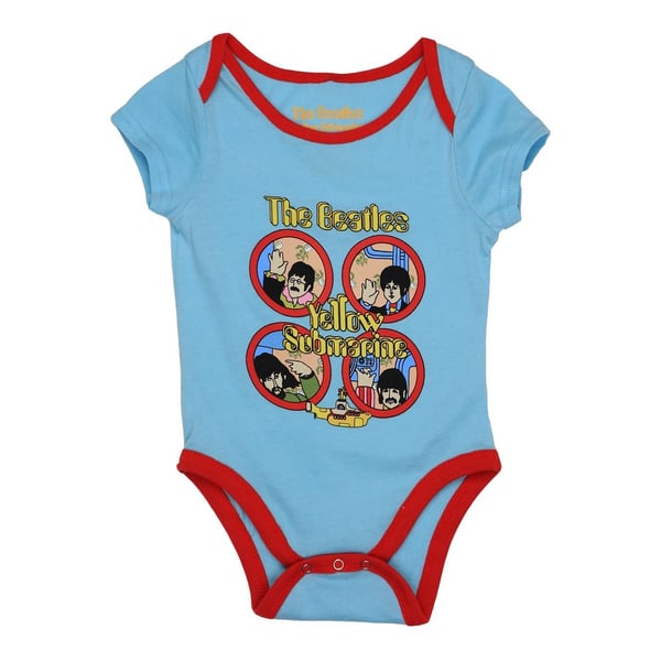 The Beatles Toddler Yellow Submarine Porthole Babygrow