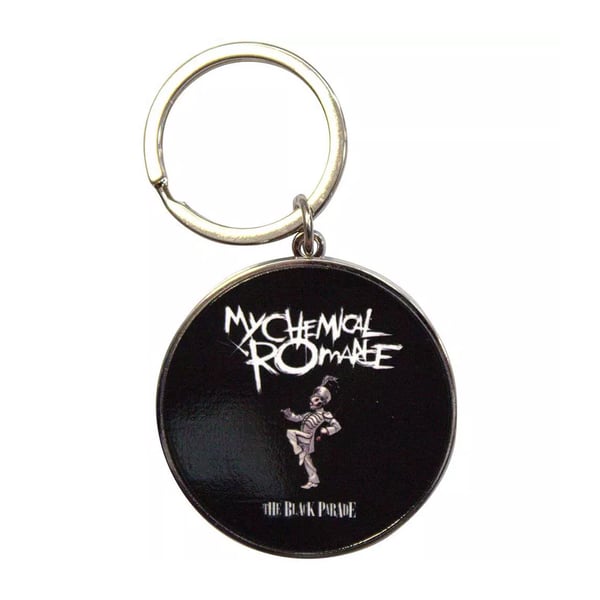 My Chemical Romance The Black Parade -tunnuksen valokuvapainettu avaimenperä