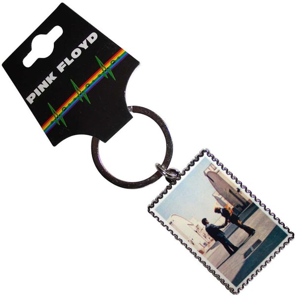 Pink Floyd Wish You Were Here Stamp Keyring