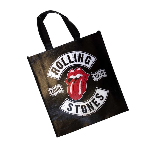 The Rolling Stones Tour 1978 ympäristöystävällinen kangaskassi
