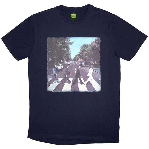 The Beatles Unisex Adult Vintage Abbey Road Back Print T-Shirt