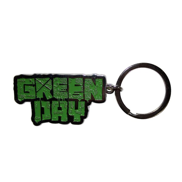 Green Day Logo Keyring