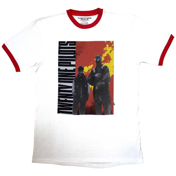twenty one pilots Unisex aikuisten Side Stand Ringer T-paita