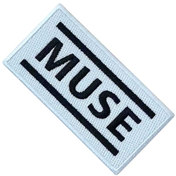 Muse Woven Logo Iron On Patch