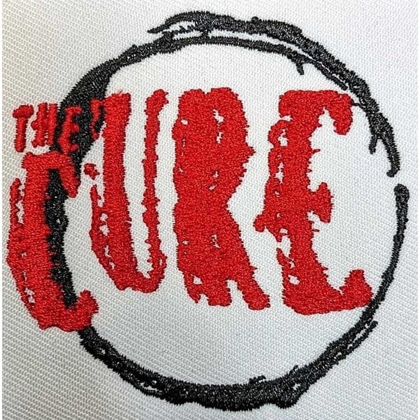 The Cure Woven Circle Logo Iron On Patch