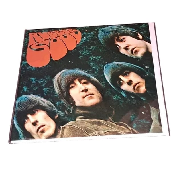 The Beatles Rubber Soul Album Greetings Card The Beatles Rubber Soul Album Greetings Card