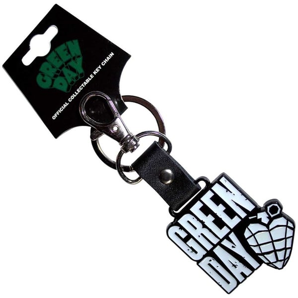 Green Day Stacked Logo Keyring